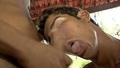 Brazilian Gay Boys Bareback Outdoor Fun