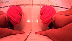 babe getting doggystyle fucked in the bathroom