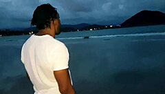 latina amateur finds monster cock on guaruja beach with american basketball player clarkes boutaine