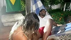 latina amateur finds monster cock on guaruja beach with american basketball player clarkes boutaine