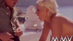 Short Haired Bitch Fucked Outdoors With Facial