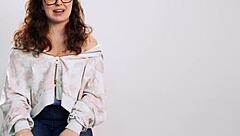 Watch Leana Lovings Orgasm Up Close In Solo Masturbation!