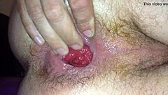 Amateur Uses 60cm Dildo For Intense Anal Assfucking Session With Toys