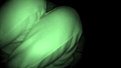 Is This Horny Teen Masturbating Outside at Night?