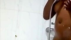 sexy girlfriend's fine ass body dripping wet under shower