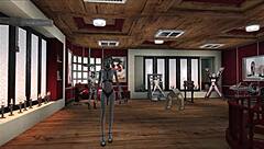 Mistress in Latex BDSM Fashion from FO4 Hentai Cartoon Anime?