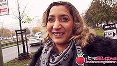 Big-titted milf Danka Diamond banged in public with cum in mouth