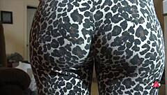 Grab That Big Ass In Tight Leggings During Yoga!