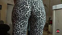 Grab That Big Ass In Tight Leggings During Yoga!