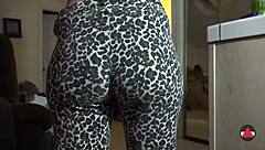 Grab That Big Ass In Tight Leggings During Yoga!