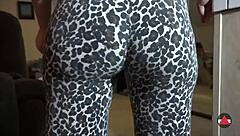 Grab That Big Ass In Tight Leggings During Yoga!