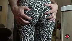 Grab That Big Ass In Tight Leggings During Yoga!