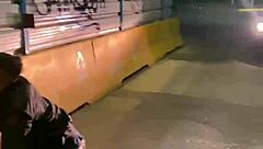 teen 18+ gets naked outdoors and at friends house in argentinian public setting