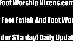 Leyla sucks ayanna's ebony toes in footjob