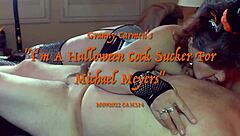 Granny Carmen's Halloween Cock Sucking For Michael Meyers