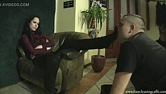 Male Femdom Humiliation Dominates Him!