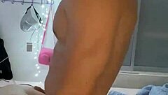 Intense big cock fucks horny petite Chilean babe