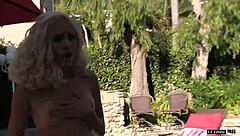 Naomi woods fucks hard in public pool