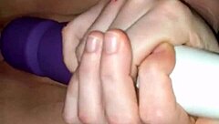 Vibrator on clit while getting ass pounded.