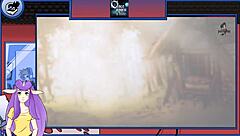 Princess With Small Tits Gets Bold In Hentai Anime Snow Scene.