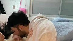 Intense big cock fucks horny petite Chilean babe