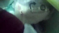 bronha de calça jeans shows off her ass