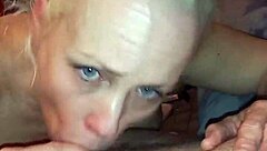 big ass milf step mom sucking cock and licking balls in pov