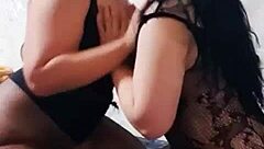 Stepmom with big ass invited stepdaughter to fuck in pussy?