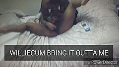 williecumxxx dominated that pussy with a massive black cock.