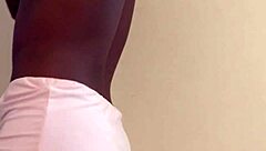 Interracial closeup with beautiful creampie amateur, big cock pov