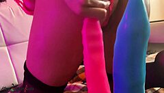 Busty Babe Fucks Ass With Dildo