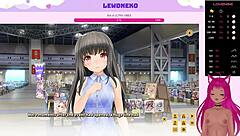 emotional vtuber lewdneko plays love cubed part 5