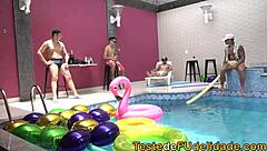 I can't believe the party at my boss's house turned into an orgy with Alessandra Marques