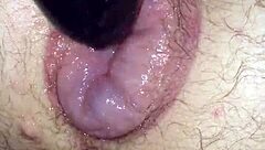 I am using a toy on my puffy area at home