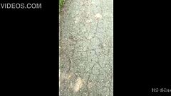 Ki-Sim Sucks Stranger On Street!