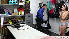 Sera Ryder Shows Cop Dildo Use