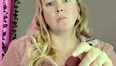 Jerk off instructions with dirty talk for cum eating