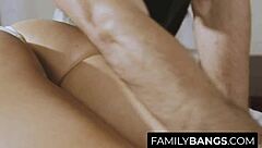 FamilyBangs.com ⭐ Smocking Hot Stepmom Melissa Stratton Craves Lucas Frost's Touch. Feel Her Body Tremble!
