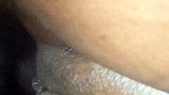 Milf squirts from wet pussy during anal