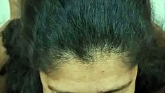 i won and jumped on it close up with latina wife.