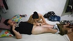 Latina Teen 18+ Ex-Girlfriend Gives Rich Blowjob with Big Tits and Ass