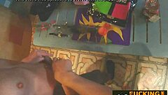 I watched this skinny brunette bang a stranger for quick cash on the street.