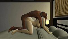 New Secretary Bent Over for Old Man's Blowjob