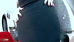 Mature Blonde With Huge Boobs Ayesa X Does A Bold Hot Striptease In Heels