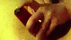 Liz fucks herself with dildo while you watch