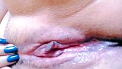 Young girl pleasures herself to climax