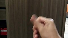 Horny guy masturbates to delicious cumshot.