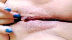 Young girl pleasures herself to climax