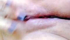 Young girl pleasures herself to climax