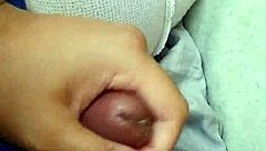 Narrating the story of jerking to amateur gay blowjob with monster cock